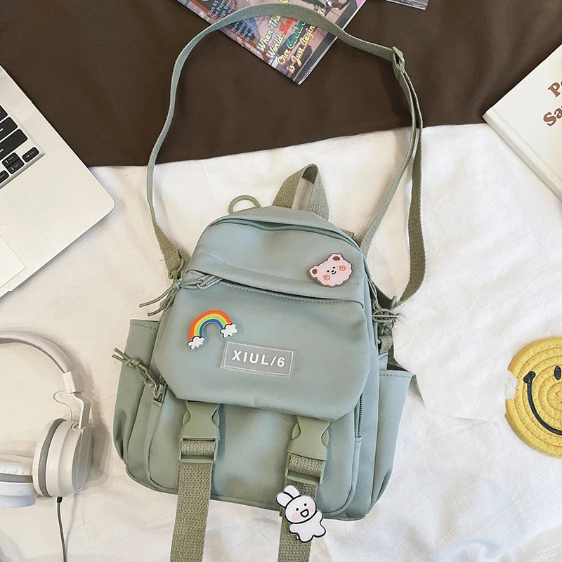 Kawaii Mini Backpack πΈβ¨ | Cute Dual-Use School Bag for Girls π | Adorable Travel Rucksack for Teens π