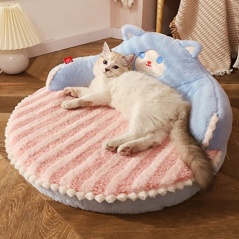 Cozy Cat Cloud โ๏ธ๐ฑ - Adorable Pet Bed for Snuggly Dreams! ๐คโจ