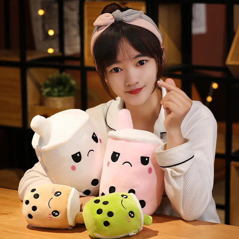 π Boba Buddy Plushie π΅β¨ Reversible Cuddle Toy with Secret Pouch! π - Pixie Quill