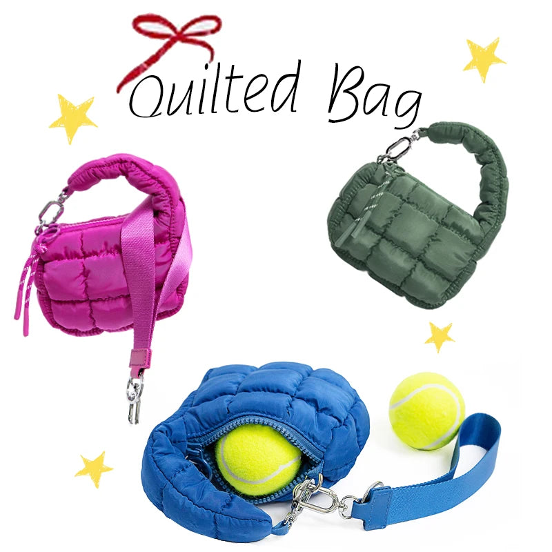 β¨ Adorable Puffer Lipstick Pouch π | Quilted Coin Bag for Makeup Magic β¨π Perfect Holiday Gift for Her! - Pixie Quill