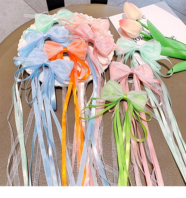 Kawaii Floral Bow Hairpins for Girls πΈβ¨ Adorable Baby Headwear & Accessories!