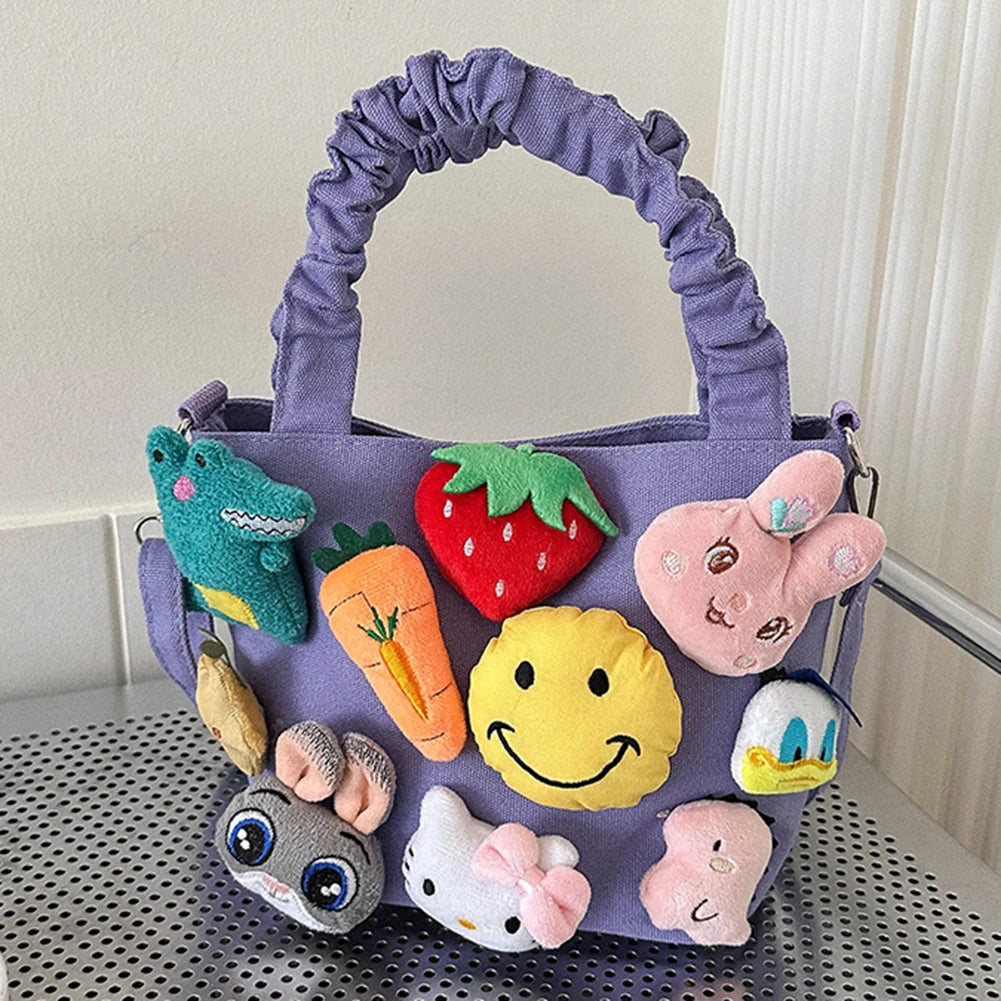Kawaii Cartoon Sling Bag πβ¨ Adjustable Strap Large Capacity Crossbody Tote for Fun Adventures ππ