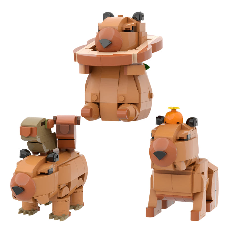 Kawaii Capybara Building Blocks Set πΎβ¨ | Creative Animal Bricks for Kids π§©π | Perfect Christmas Gift!