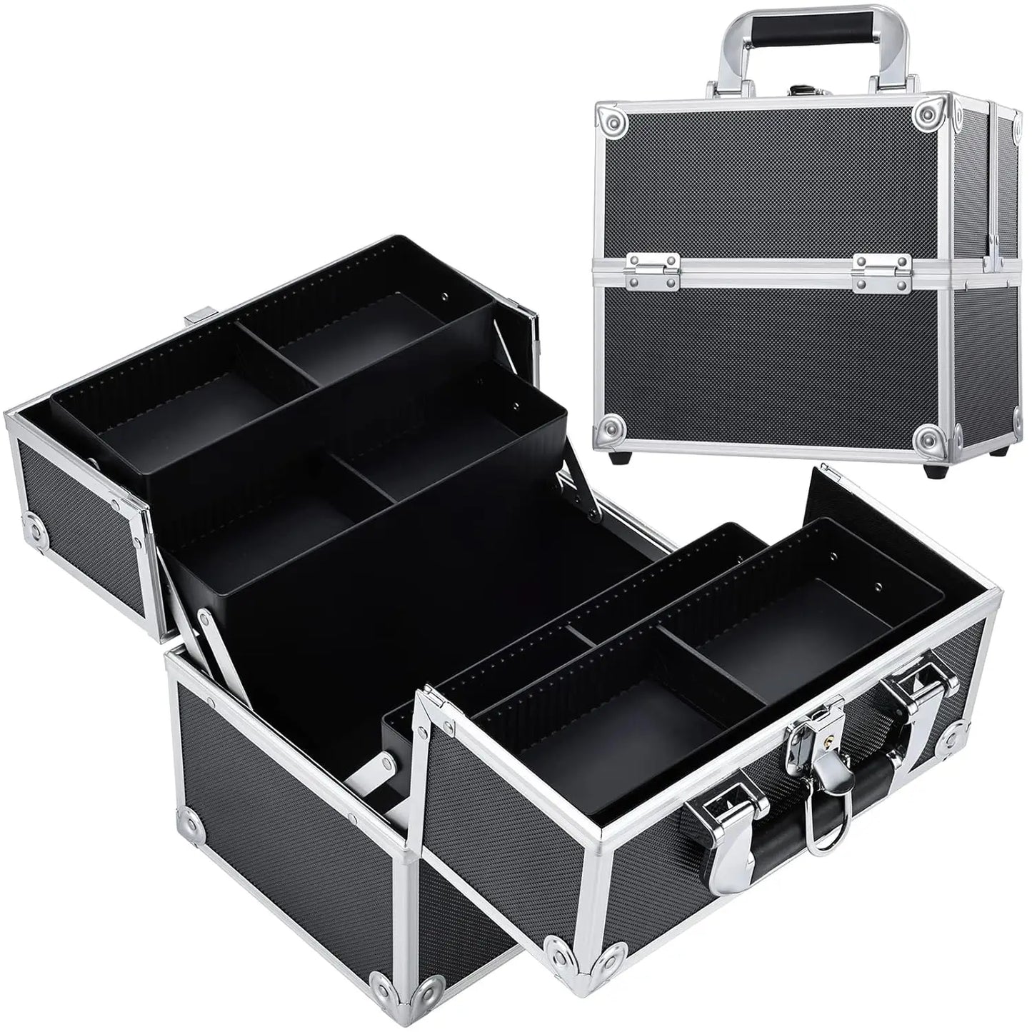 Kawaii Portable Makeup Case β¨π - Adorable Travel Cosmetics Organizer Box for Beauty & Jewelry πΈπ