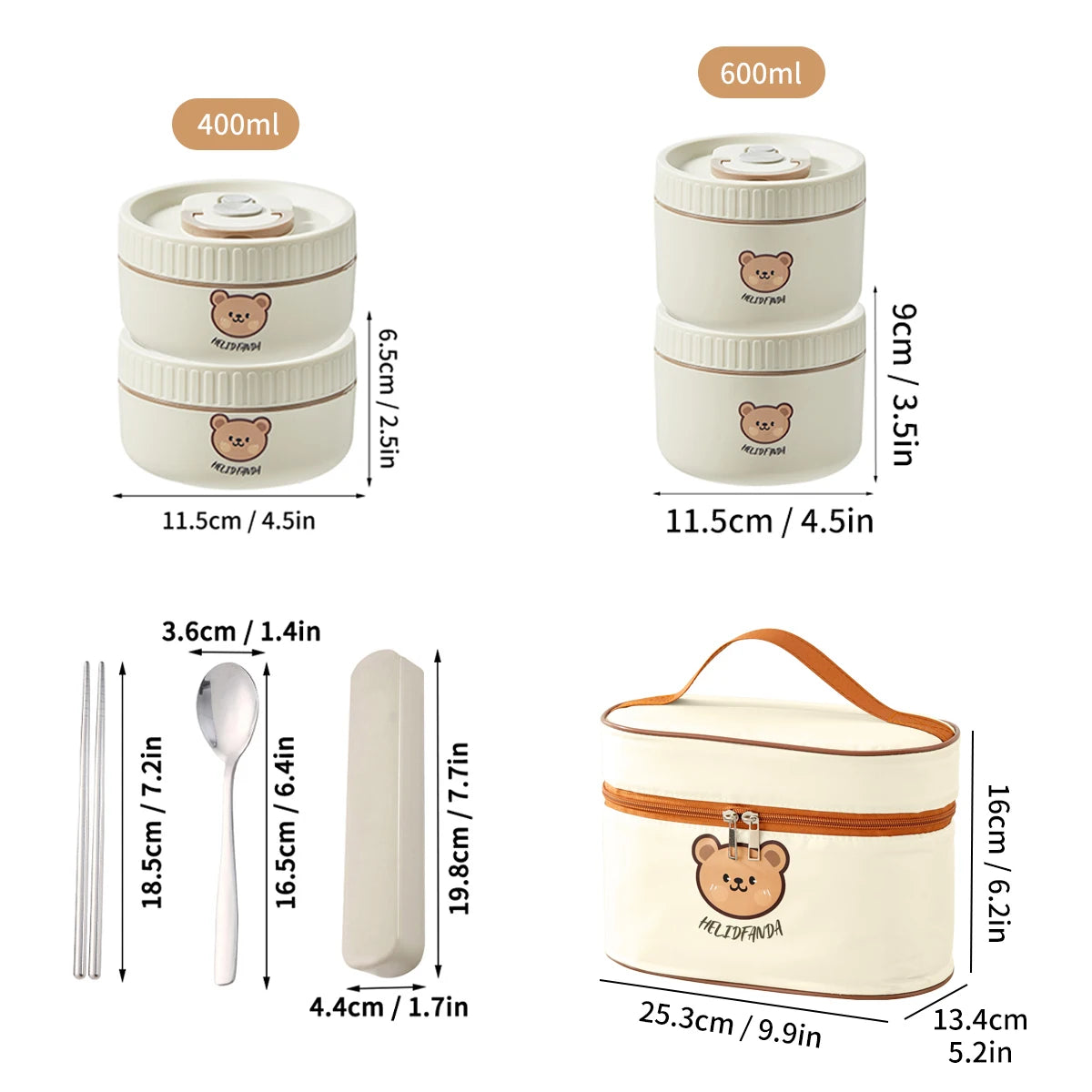 Kawaii Thermal Bento Box π±β¨ - Adorable Leak-proof Stainless Steel Lunch Container for Kids π₯’π