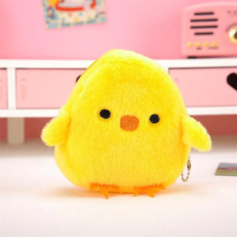 ๐๐Adorable Fruit Plush Coin Pouch - Mini Wallet for Sweeties! ๐โจ