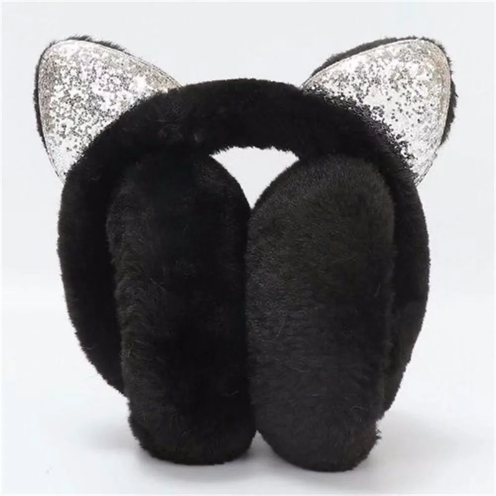 Kawaii Cat Ear Plush Earmuffs πΎβοΈ Cozy Warmth for Girls & Kids!