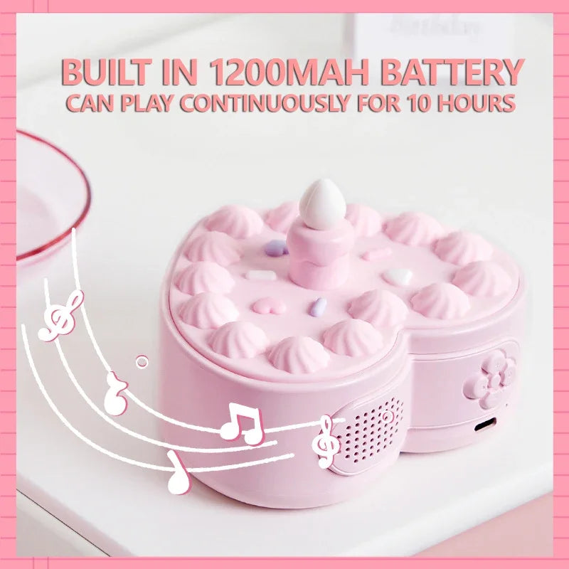 β¨ Kawaii Dreamy Bluetooth Speakers πΆ - Adorable White Noise Sleep Aid & Night Light π for Cozy Vibes & Birthday Bliss π