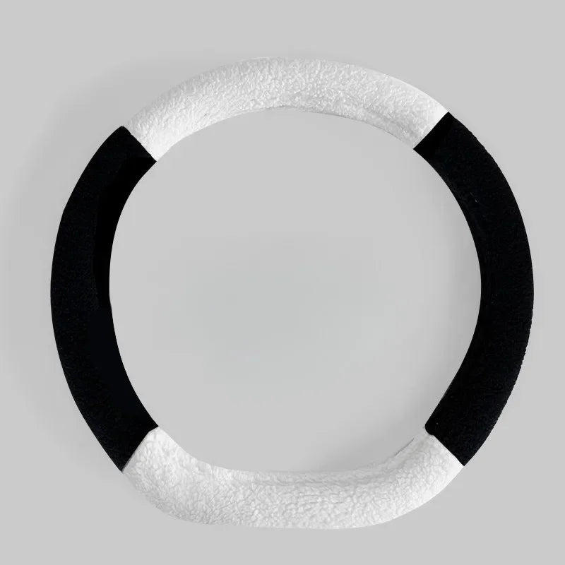 Kawaii Plush Steering Wheel Cover for Cozy Winter Drives βοΈπ Cute & Anti-Slip Car Accessory