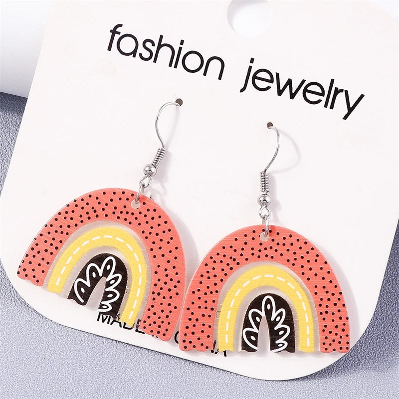 Kawaii Handmade Sunflower Drop Earrings ๐ผโจ | Cute Knitted Dangle Hooks for Party & Holiday Gifts ๐๐