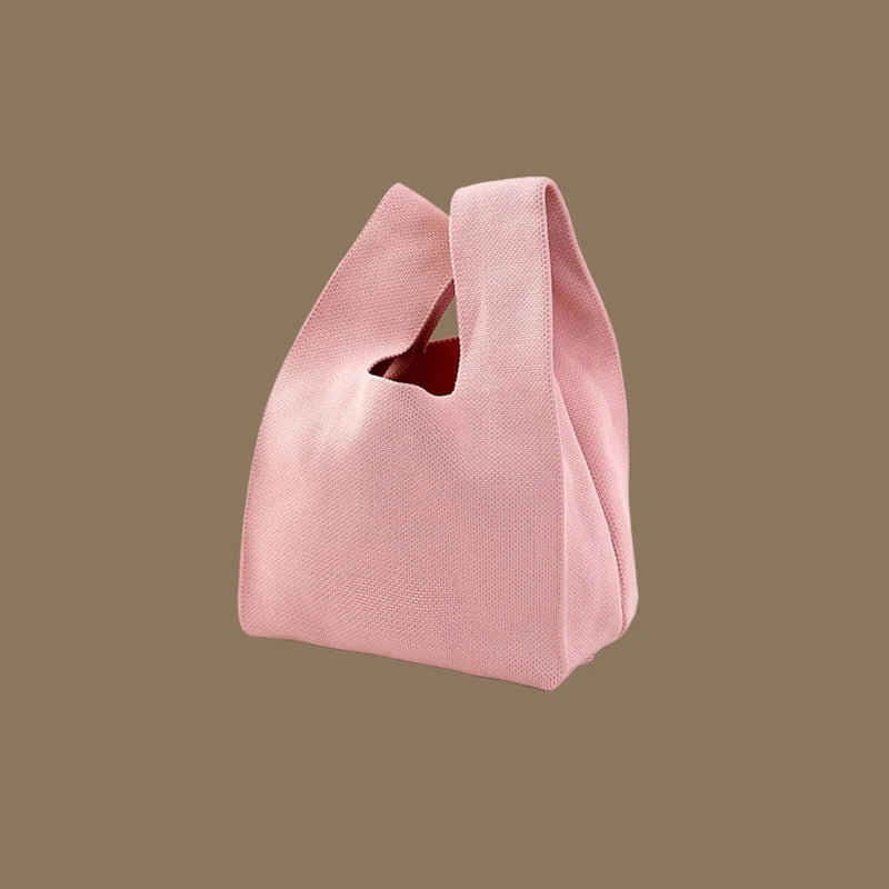 ✨ Cute & Cozy Mini Knot Bag 👜 - Handmade Chic Knitted Tote for Every Occasion! 🌼