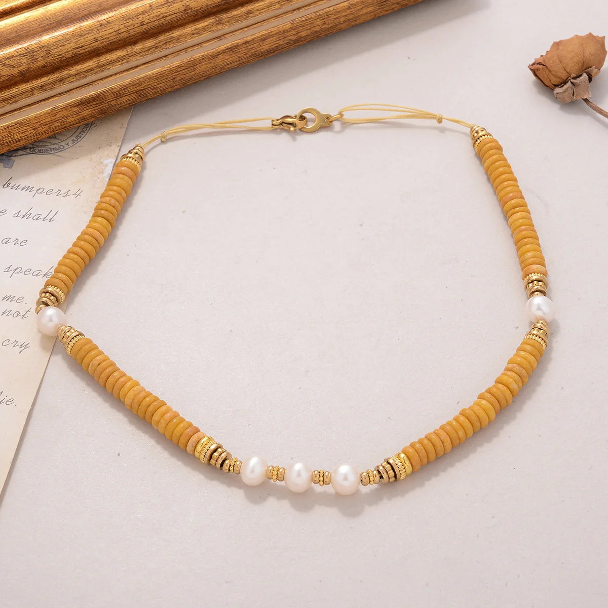 Kawaii Colorful Stone Beads Necklace πβ¨ Perfect Gift for Girls & Women π Acero Inoxidable