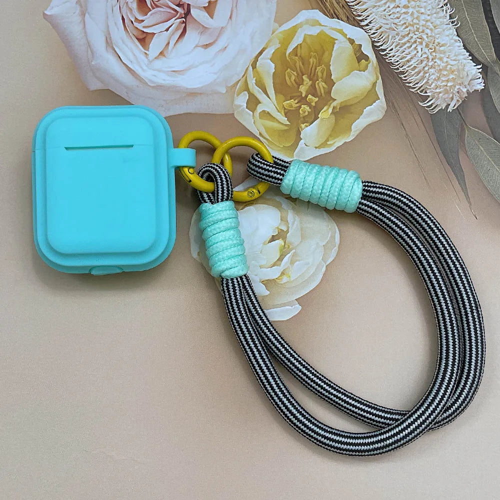 β¨ Cute & Colorful Silicone AirPods Case π | Adorable Girl Earphone Cover with Anti-Lost Lanyard π - Pixie Quill