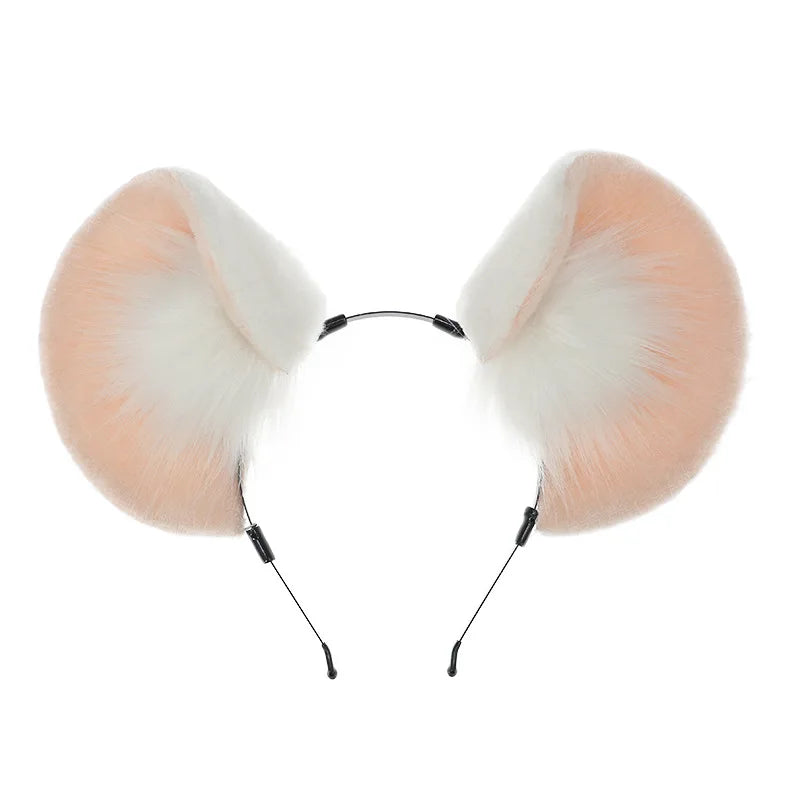 Kawaii Plush Mouse Ears Headband π | Cute Furry Animal Hair Hoop for Anime & Cosplay πβ¨