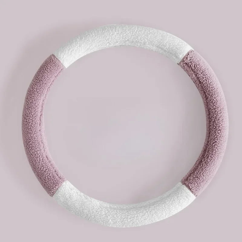 Kawaii Plush Steering Wheel Cover for Cozy Winter Drives βοΈπ Cute & Anti-Slip Car Accessory