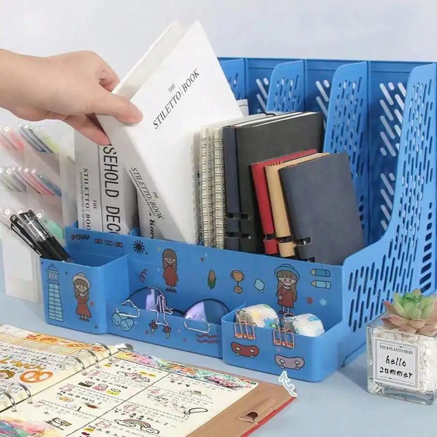 Kawaii Multi-Color Desktop File Organizer ππβ¨