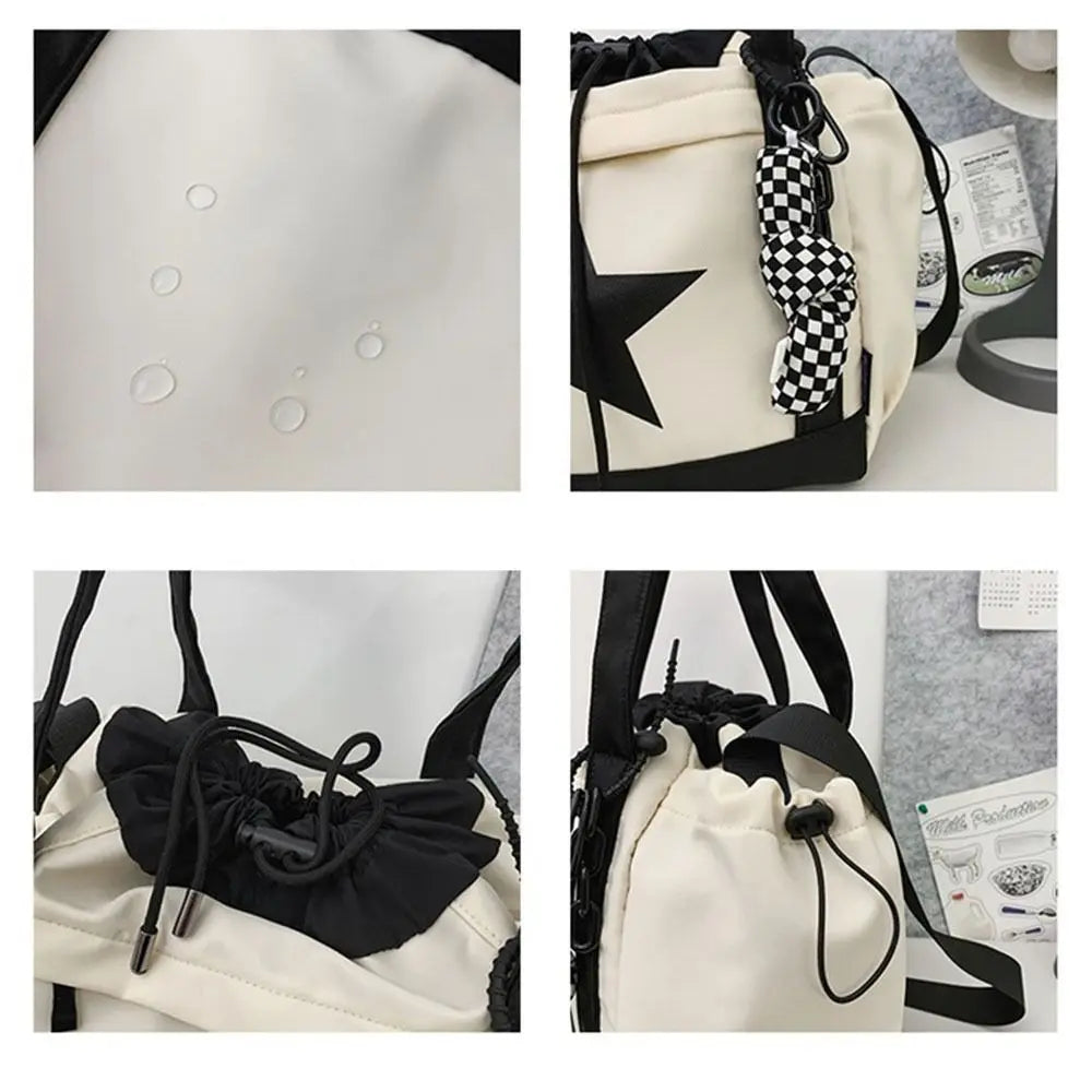 Kawaii Starry Adventure Nylon Crossbody Tote Bag β¨π