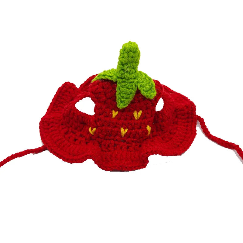 Kawaii Autumn/Winter Cat Hat πβ¨ Cute Knitted Accessory for Puppies & Kittens πΎπΈ Perfect for Parties & Photoshoots!