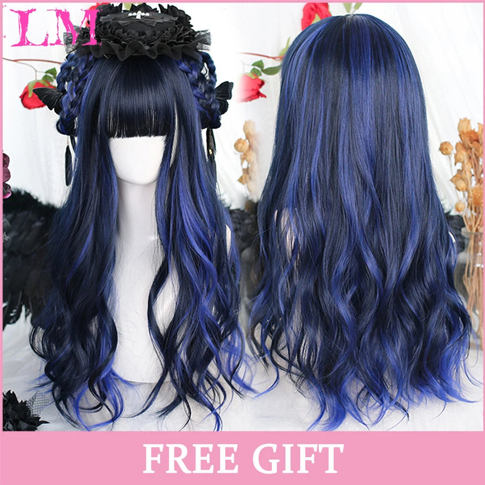 Kawaii Ombre Pink Wavy Wig πβ¨ | Heat Resistant Hair for Cosplay & Daily Fun! ππΈ