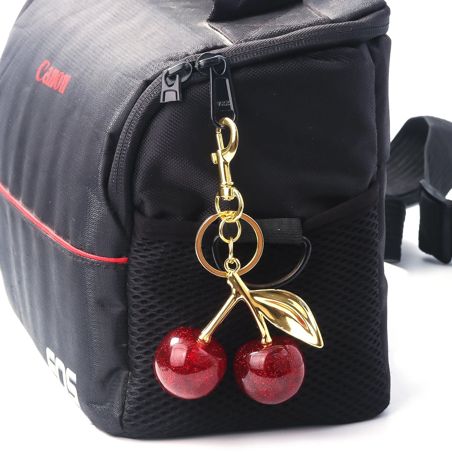 Cute Cherry Charm Keychain πβ¨ - Kawaii Summer Fruit Pendant for Trendy Bag Accessories ππ