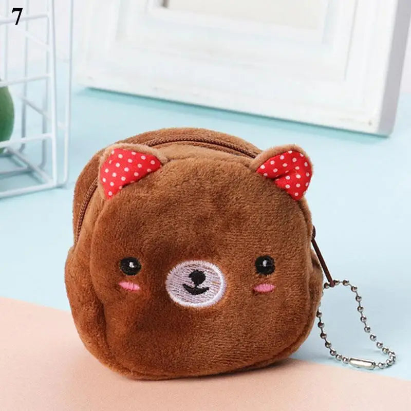 ๐๐Adorable Fruit Plush Coin Pouch - Mini Wallet for Sweeties! ๐โจ