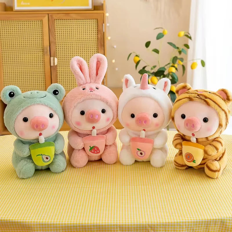 π·π Adorable Boba Pig Plushie π - Fun Stuffed Buddy for Kids! π΅β¨ - Pixie Quill