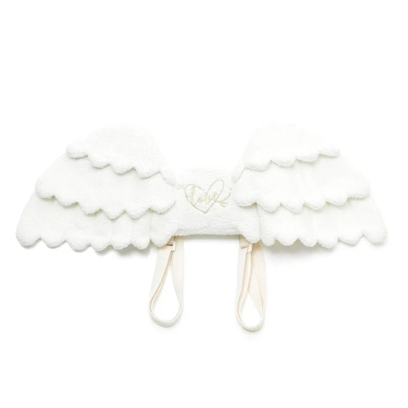 Kawaii Plush Angel Wings Backpack πβ¨ Cute Soft Bag for Kids - Perfect Girl Gift! ππ