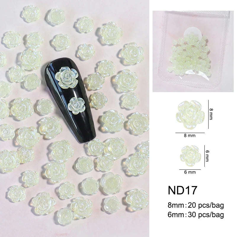 Cute Kawaii 3D Bear Bow Nail Art Charms β¨π - 30pcs Macaron Matte Resin Decorations for DIY Nail Designs! π
π»