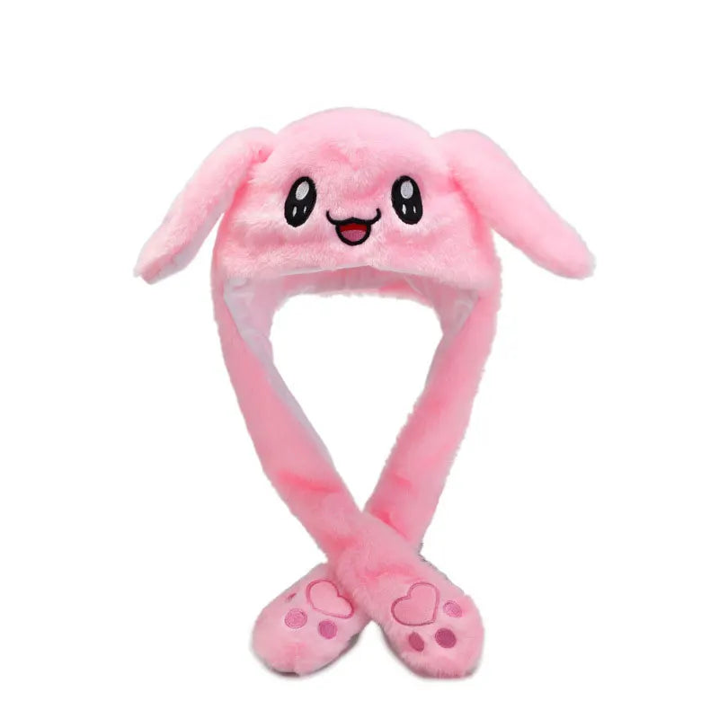 Embroidered Rabbit Ear Hat π©π | Cozy Plush Winter Cap for Kids & Adults! βοΈβ¨