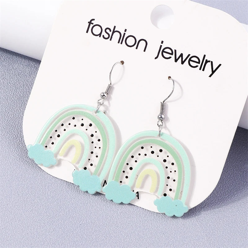 Kawaii Handmade Sunflower Drop Earrings ๐ผโจ | Cute Knitted Dangle Hooks for Party & Holiday Gifts ๐๐