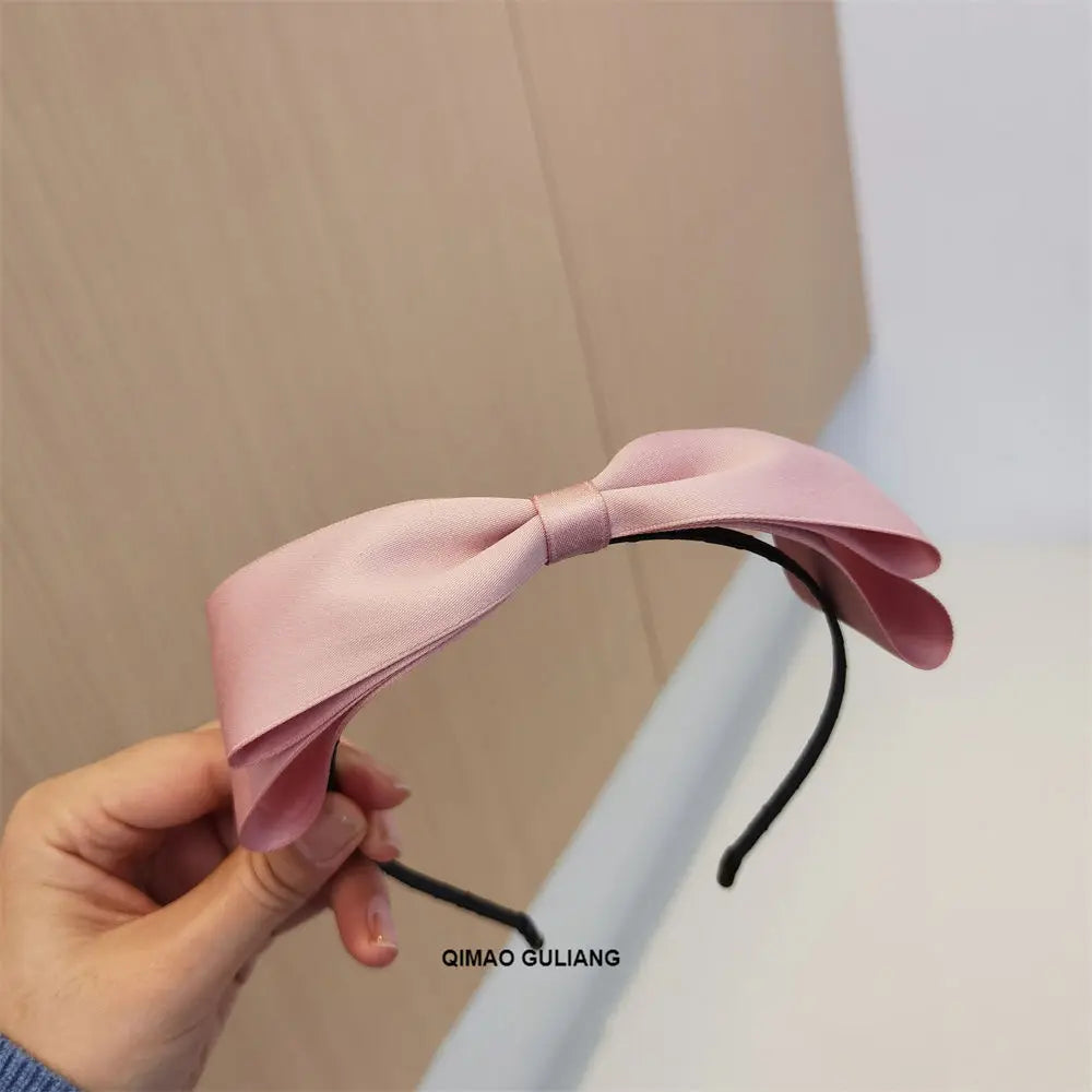 Kawaii Cotton Candy Bow Headband πΈβ¨ | Adorable Hair Accessory for Women | Perfect for Casual Wear & Hair Washing! π
