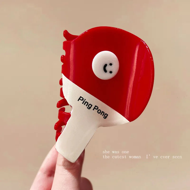 Bee Ball Shape Hair Claw Clip For Women Cute Cartoon Shark Acrylic Accessory ππ¦