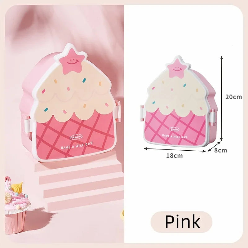 Kawaii Bento Lunch Box πΈπ - Adorable Leakproof Food Container for Kids & Toddlers | Perfect for School, Picnics & Travel! π±β¨