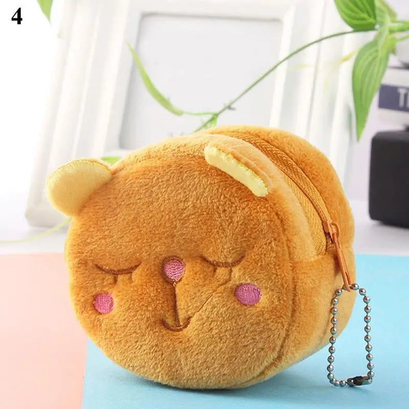 ๐๐Adorable Fruit Plush Coin Pouch - Mini Wallet for Sweeties! ๐โจ