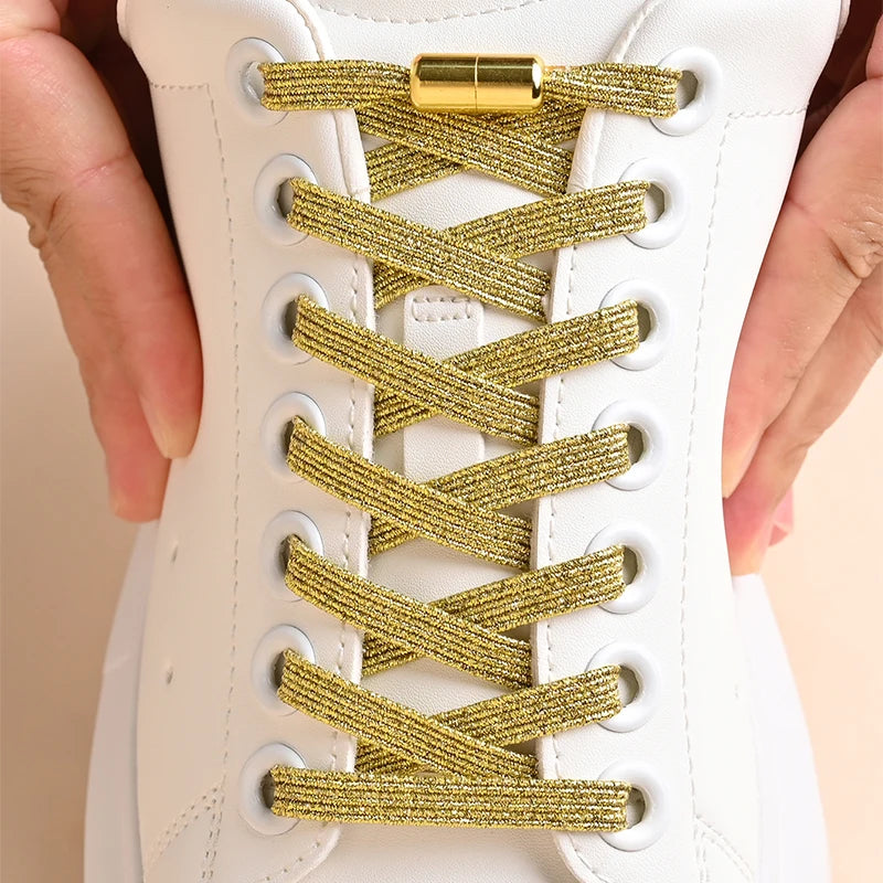 โจBouncy Rainbow No-Tie Laces ๐ - Fun & Stylish Elastic Shoelaces for All Ages! ๐ - Pixie Quill