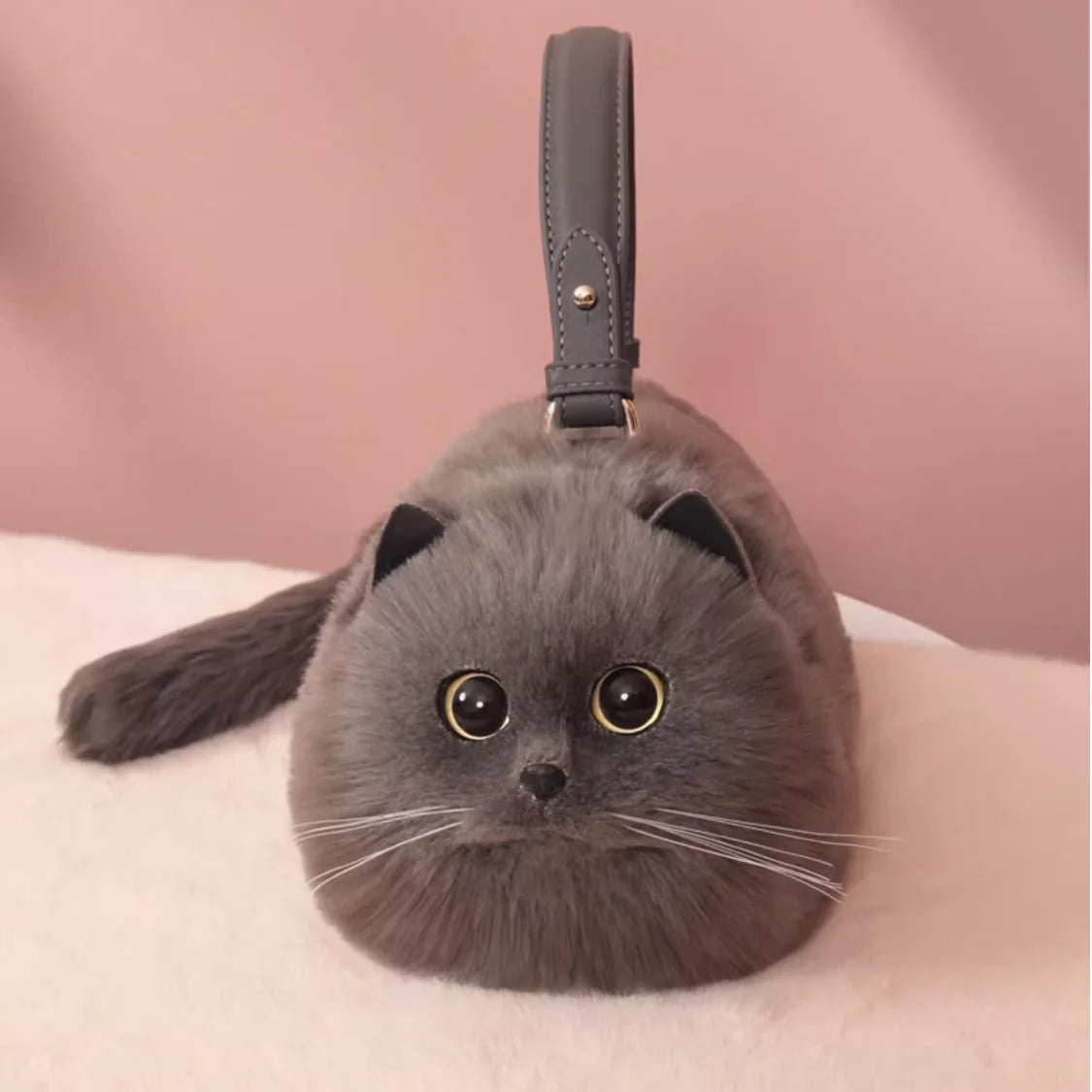 Kawaii Cat Clutch Bag πΎβ¨ | Handmade One Shoulder Messenger for Autumn & Winter Vibes ππ
