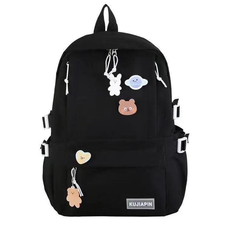 Kawaii Large Capacity Harajuku Backpack πβ¨ - Trendy School Bag for Students & Stylish Workwear! πΈ