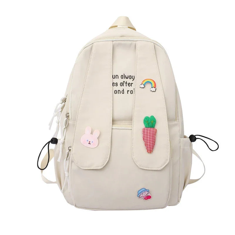 Kawaii Bunny Ear Backpack ππ° | Adorable Anime School Bag for Girls & Teens | Fun & Fashionable College Bookbag β¨