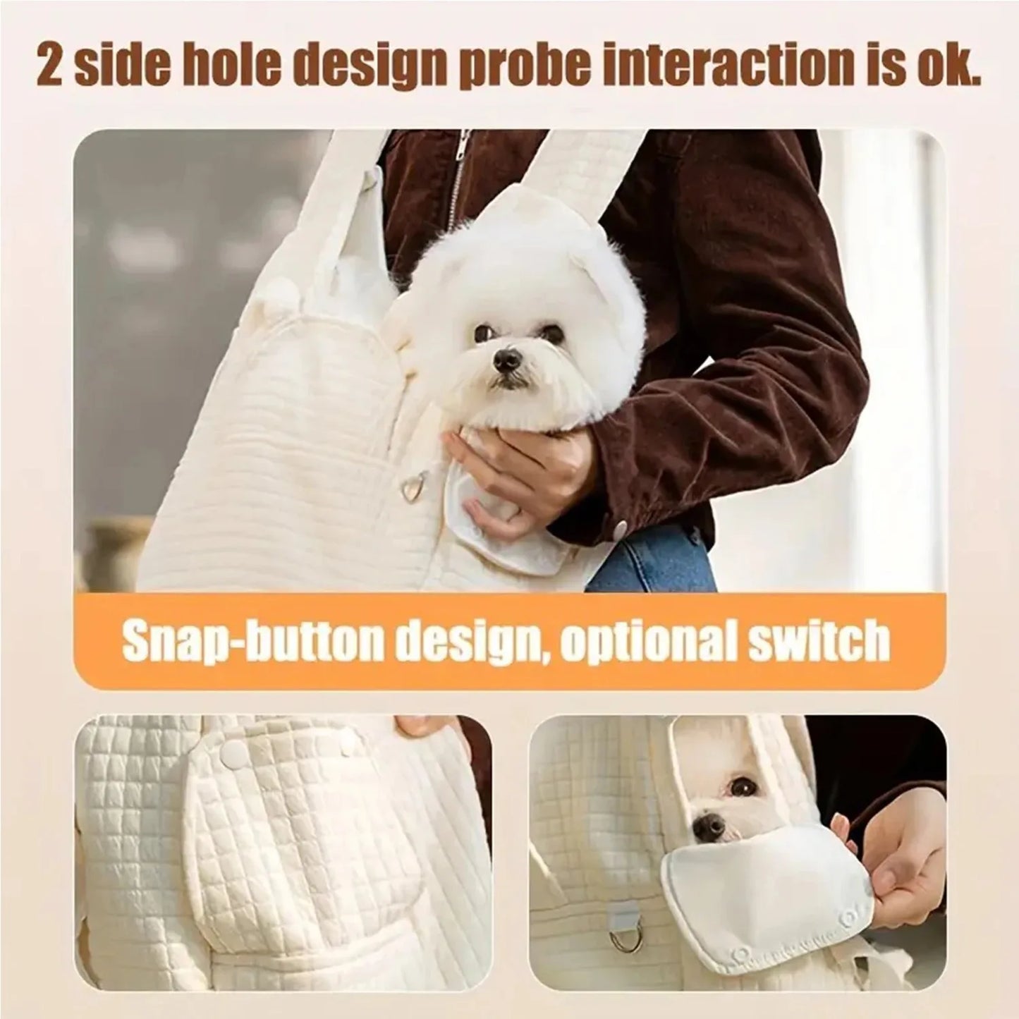 Kawaii Cozy Pet Backpack πΆπ | Large Capacity Travel Carrier for Small Dogs & Cats π±β¨