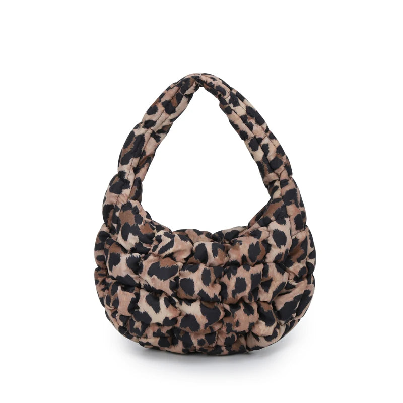 Kawaii Pleated Cloud Mini Handbag πβ¨ | Adorable Soft Nylon Tote Bag for Trendy Women ππ