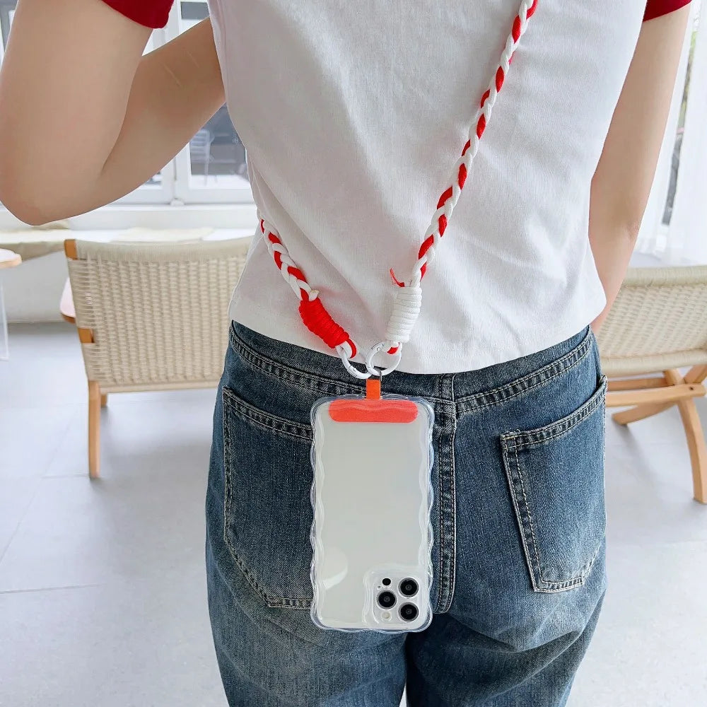 Kawaii Adjustable Phone Lanyard πβ¨ - Cute Detachable Crossbody Strap for All Phones! π±π