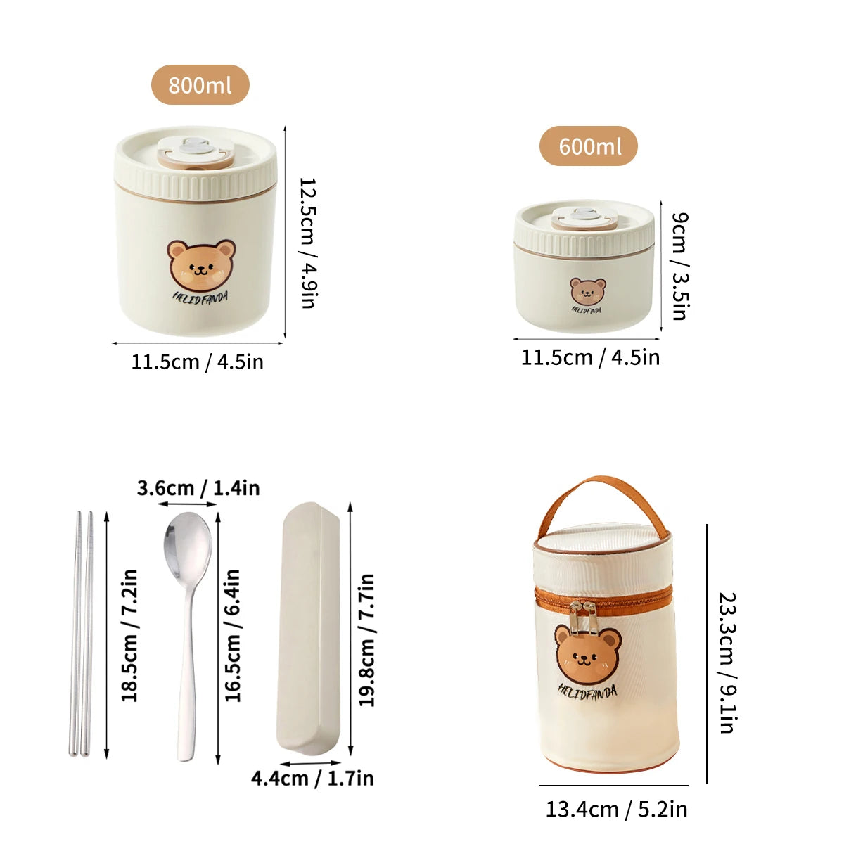 Kawaii Thermal Bento Box π±β¨ - Adorable Leak-proof Stainless Steel Lunch Container for Kids π₯’π