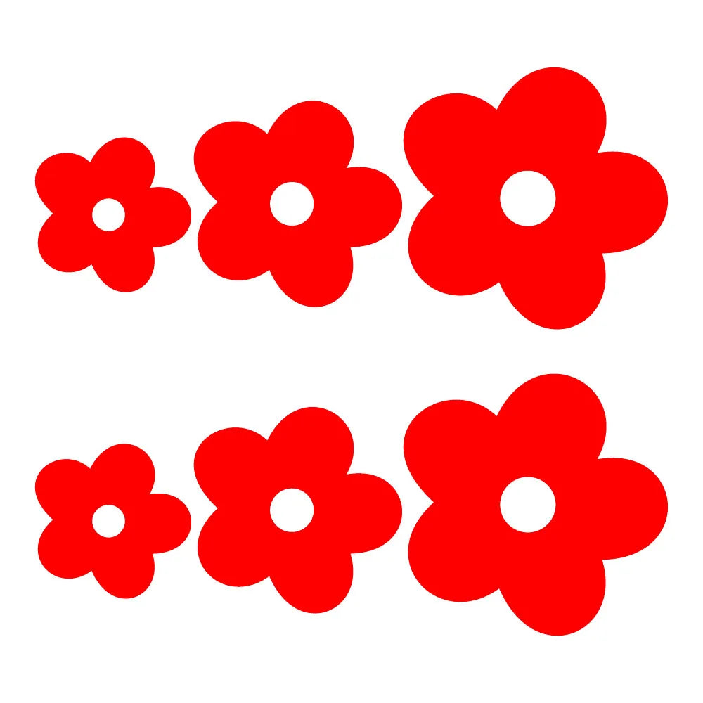 Kawaii Flower Power πΈβ¨ Cute Vinyl Decals for Car Rearview Mirror & More! ππ