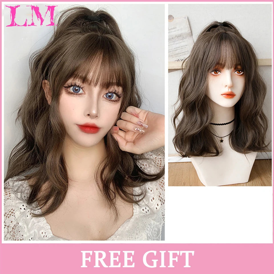 Kawaii Ombre Pink Wavy Wig πβ¨ | Heat Resistant Hair for Cosplay & Daily Fun! ππΈ