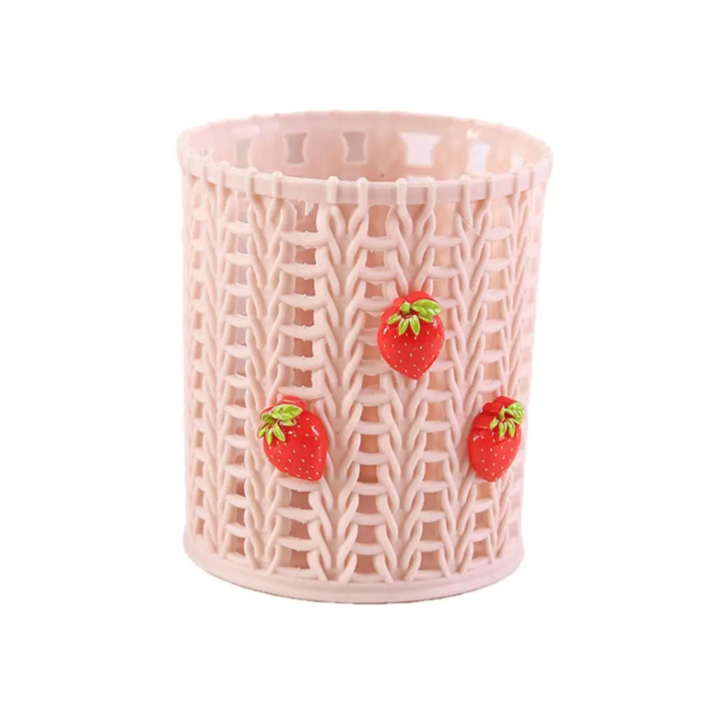 Kawaii Cartoon Vine Pen Holder πΏβ¨ Cute Makeup Brush & Stationery Organizer for Students π¨ποΈ