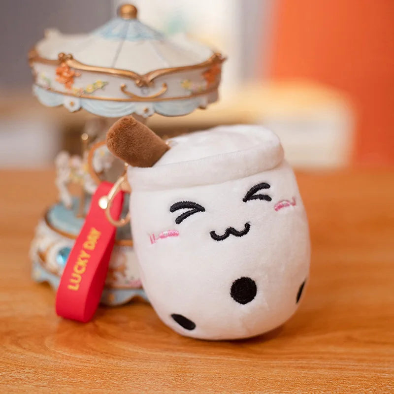 π₯€ Bubble Tea Buddy Plush Keychain π Delightful Boba Companion for Your Bag! π Perfect Gift for Girls! β¨ - Pixie Quill