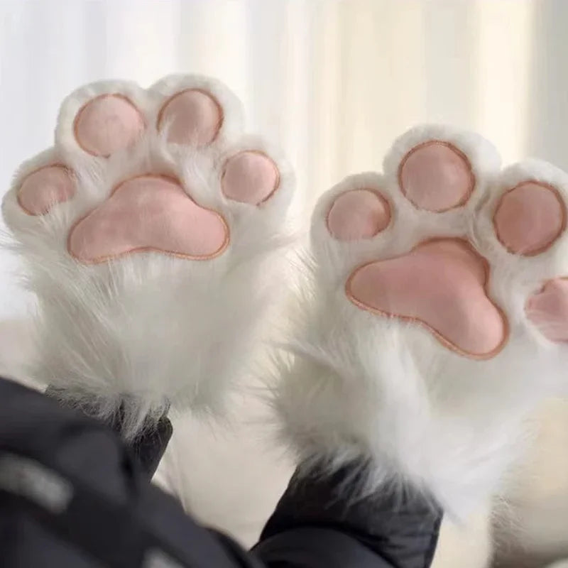 Kawaii Plush Fox Paw Mittens π¦β¨ | Cute Costume Claw Gloves for Halloween & Cosplay ππΎ