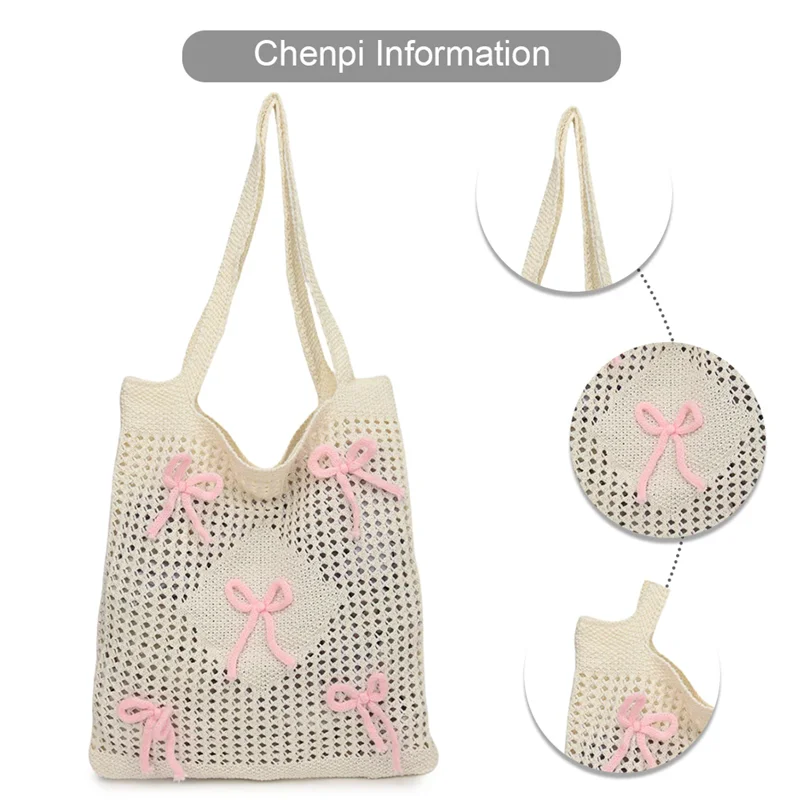 πβ¨ Cute & Comfy Crochet Beach Bag πΌπ Stylish Knitted Tote for Fun Vacations! ποΈπ - Pixie Quill
