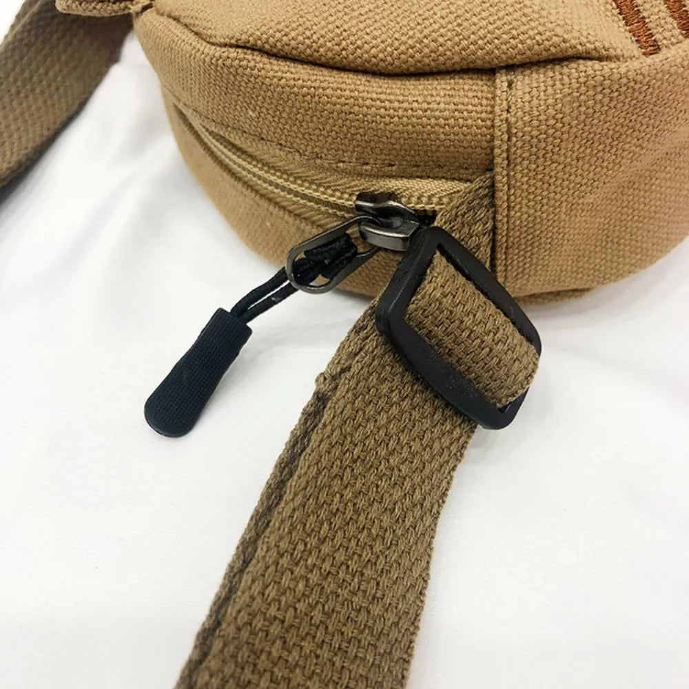 Kawaii Taiyaki Canvas Backpack π°π | Cute Japanese Crossbody Bag for Women πβ¨