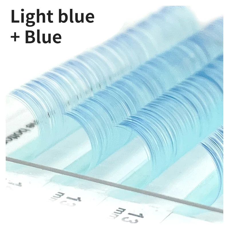 π Kawaii Ombre Rainbow Faux Mink Eyelashes - Colorful Gradient Extensions! π¦β¨